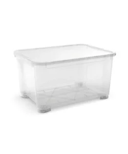 Contenitore con coperchio trasparente "tbox xxl" in plastica 145 lt 79,5x58x43,5 cm Affare